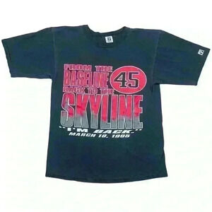 Vintage '95 Michael Jordan "Baseline Back To Skyline" Black T-shirt Size medium